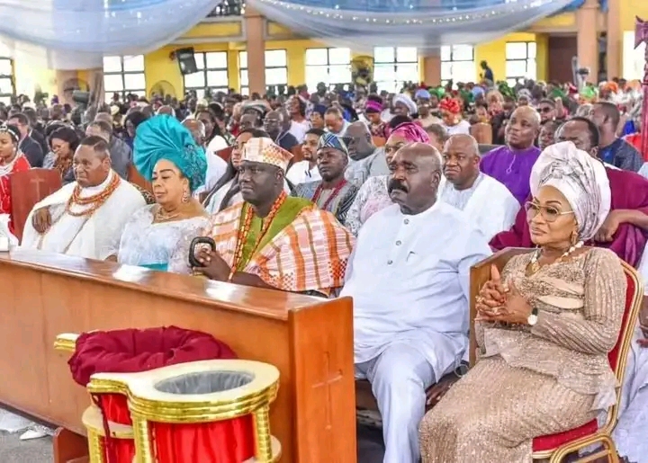 unfounded report orchestrated by some devilish bloggers that His Imperial Majesty, the Alaafin of Oyo and the Superior Head of Yorubaland was ridiculed and disgraced by the Esama of Benin during a Church thanksgiving service to mark his 91st birthday.