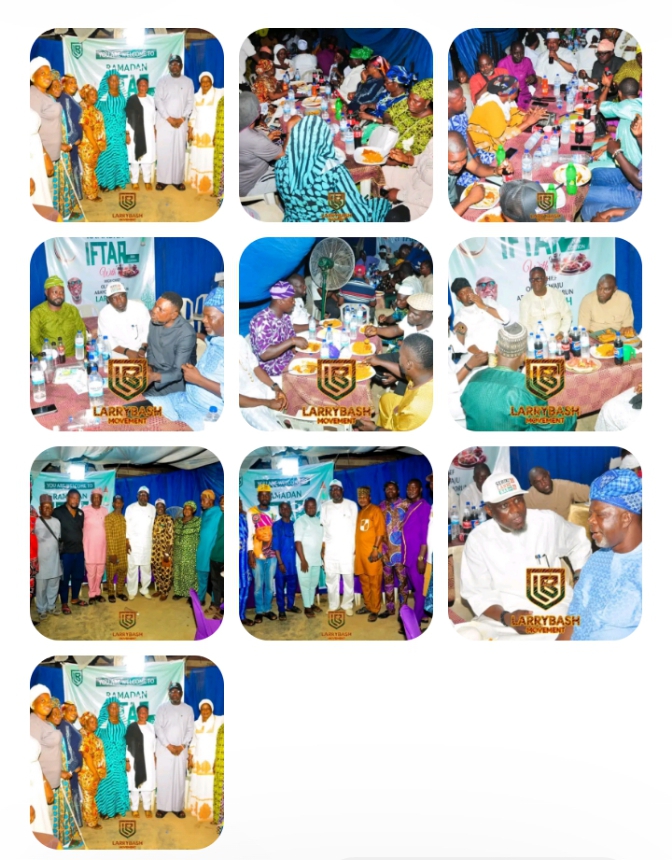 30 Days of Mercy: LarryBash’s Daily Iftar Brings Relief and Unity to Ota Awori Land