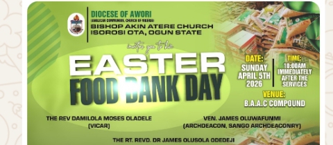 Anglican Church Organize Easter Food Bank Day