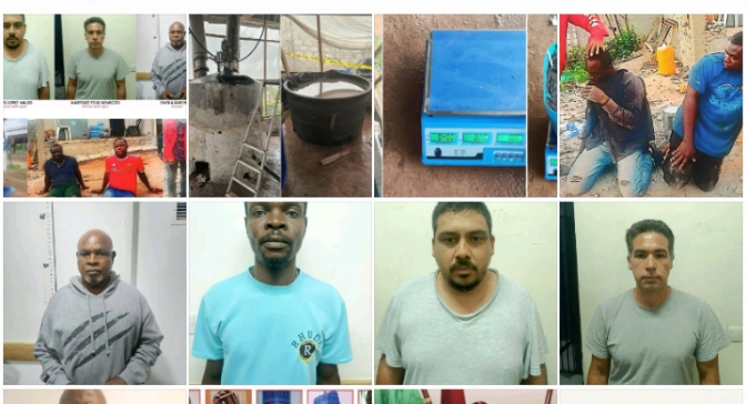 Breaking News: NDLEA D!smant|es ‘Biggest M£th Synd!cate’ in Nigeria, Arr£sts Drvg Bar0n and Three Mexicans