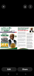 Ogun West Celebrates as Barrister Olaotan Thomas Olesegun Earns Coveted SAN Title